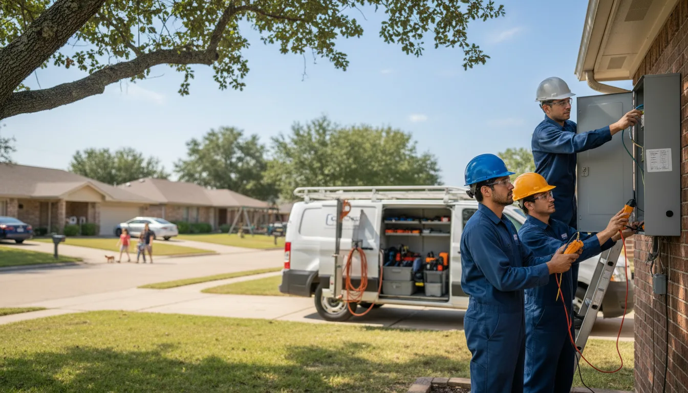Certified electrician providing emergency electrical services in Cozad, NE